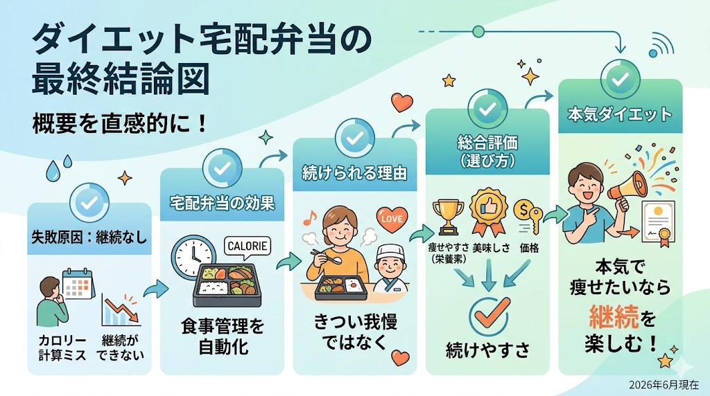 ダイエット向け宅配弁当で最も重要な事