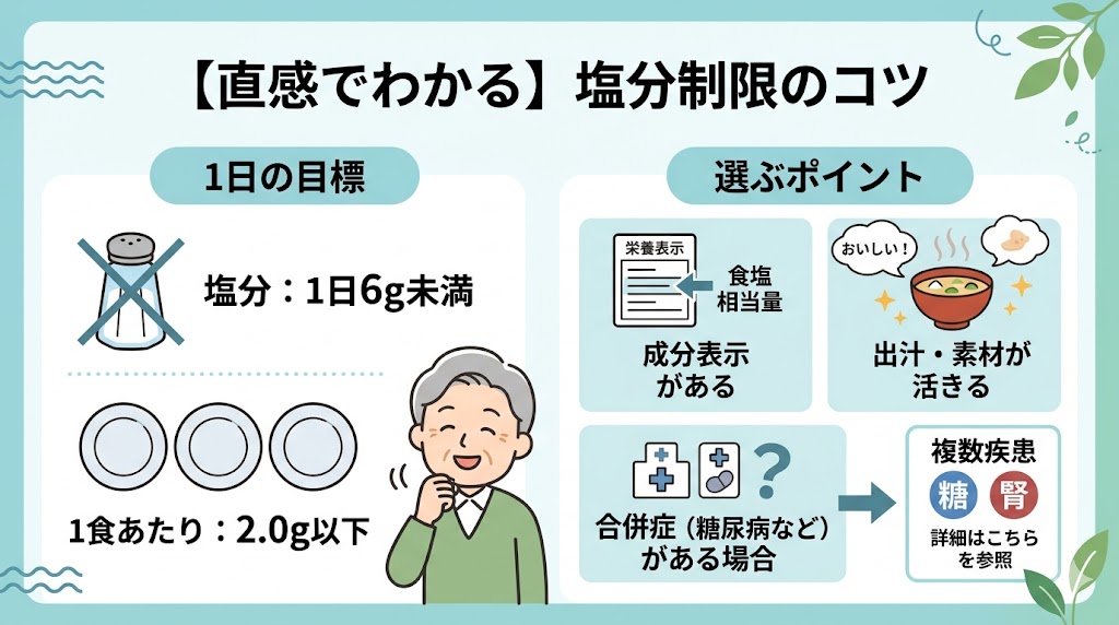 塩分制限・高血圧の方向け宅配弁当選び方