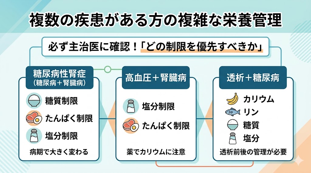 複数の疾患がある方向けの宅配弁当