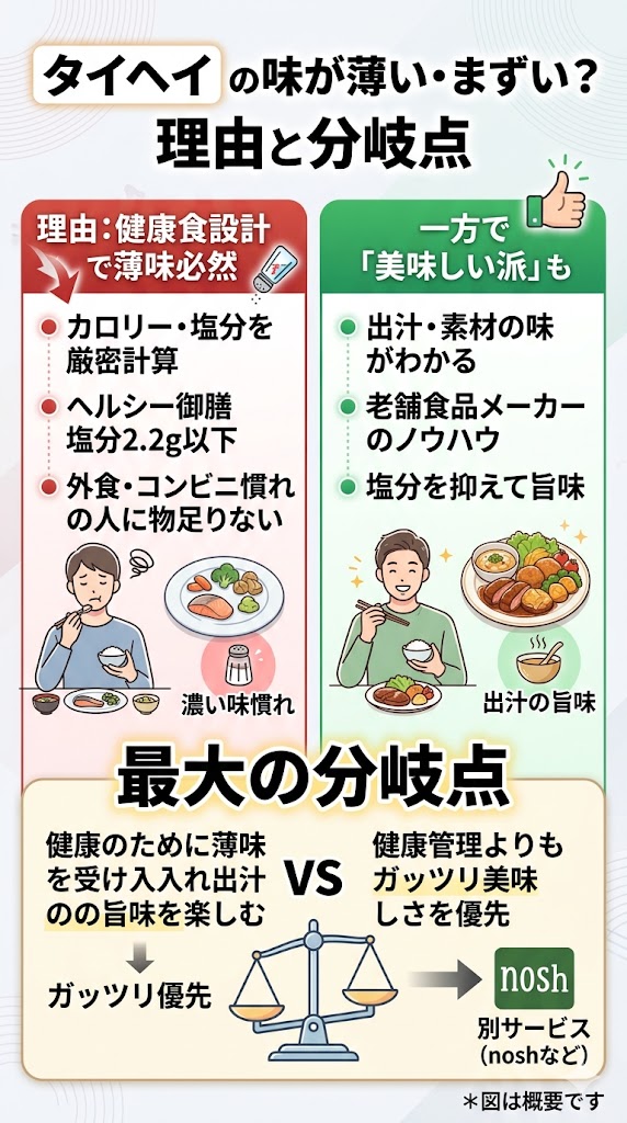 タイヘイはまずい?向いている人向いていない人