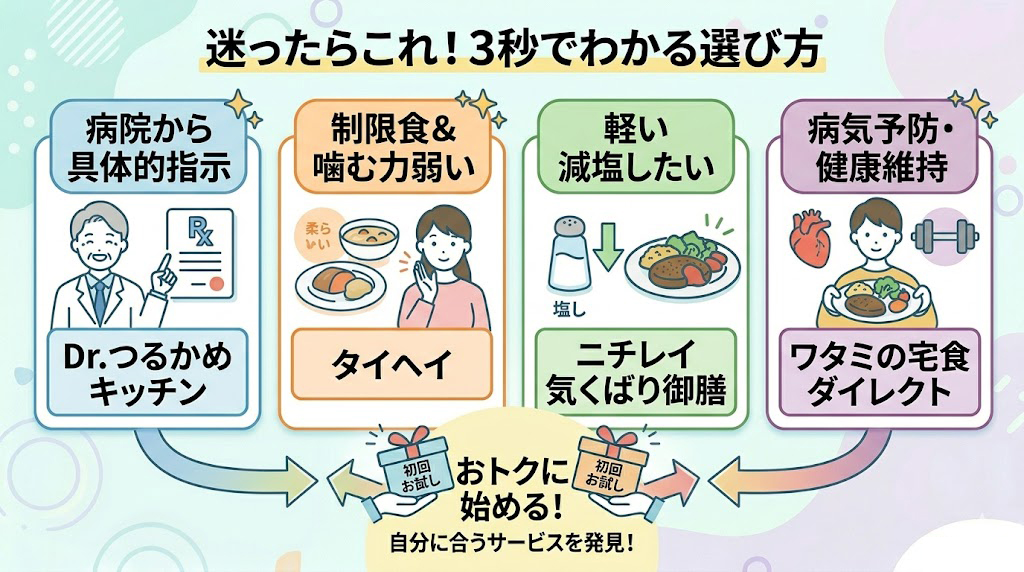 宅配弁当の選び方